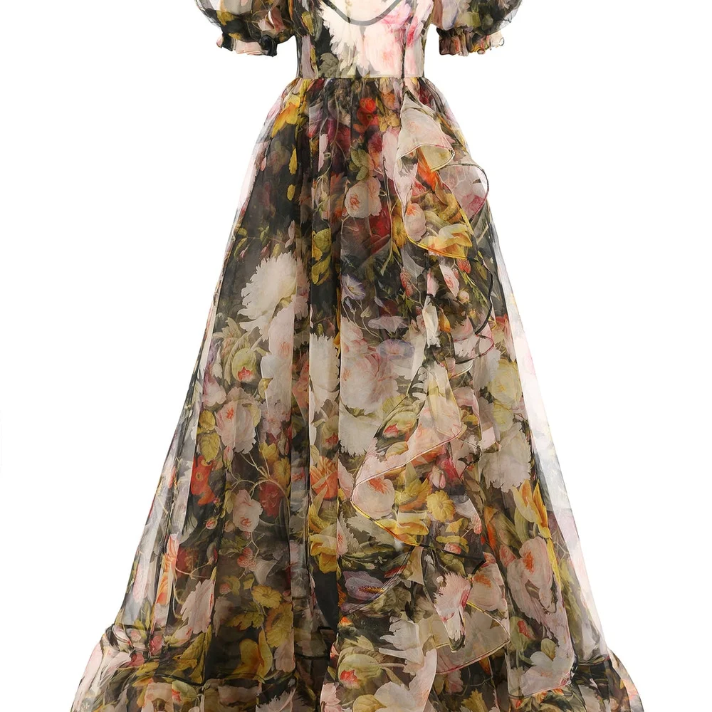Selkie Multicolor Floral Maxi Dress - Picture 3 of 11